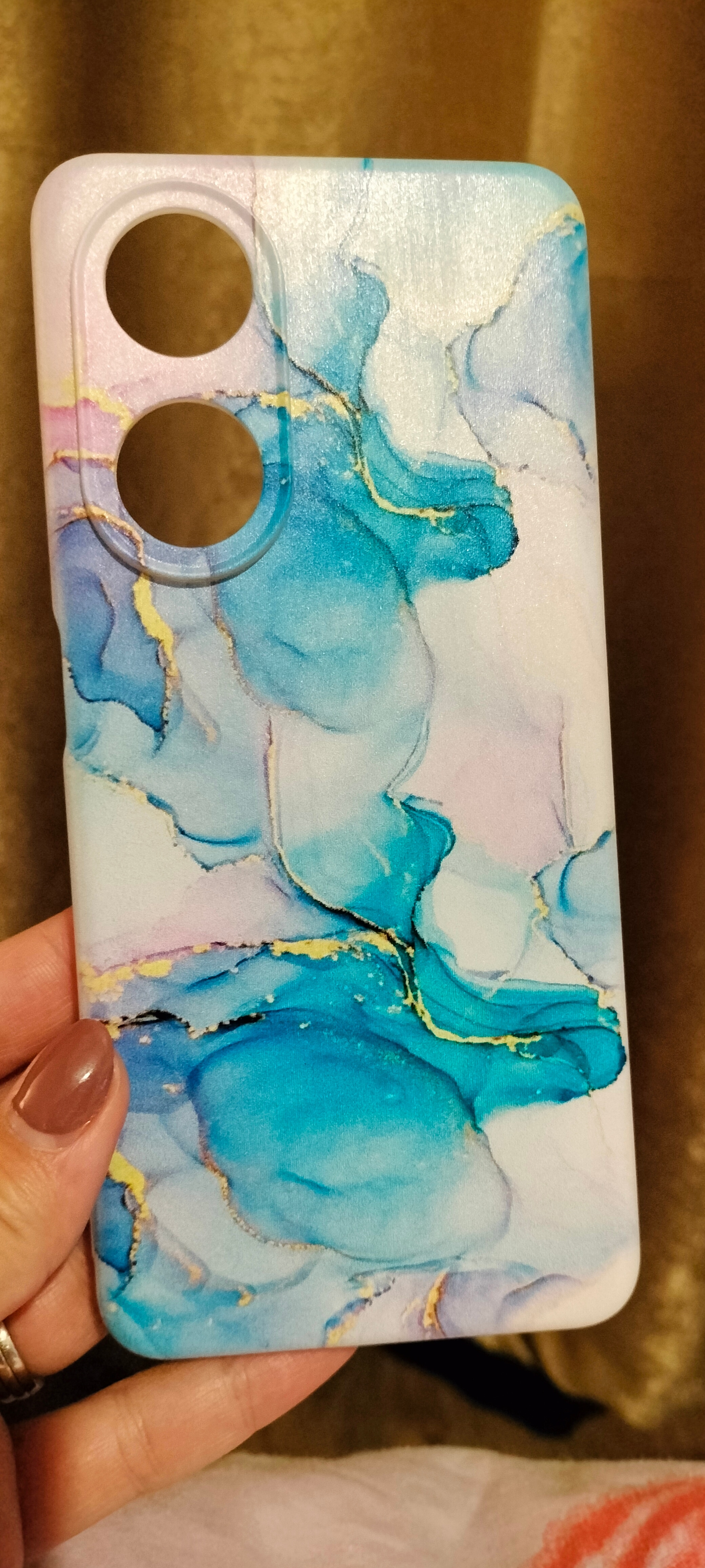 Husa compatibila cu Oppo A98 5G Silicon Gel Tpu Model Abstract Watercolor Marble
