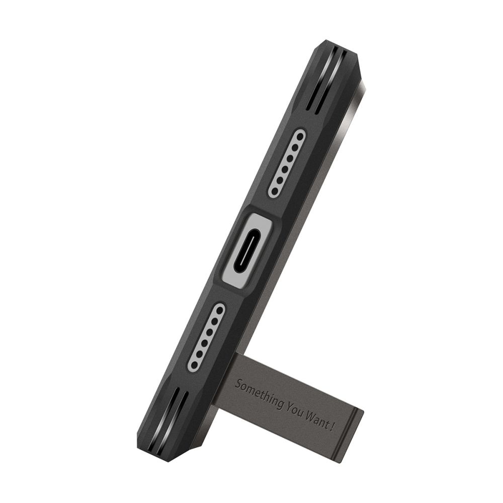 Carcasa Spigen Tough Armor T Mag cu Magsafe compatibila cu iPhone 17 Pro Max, Gri