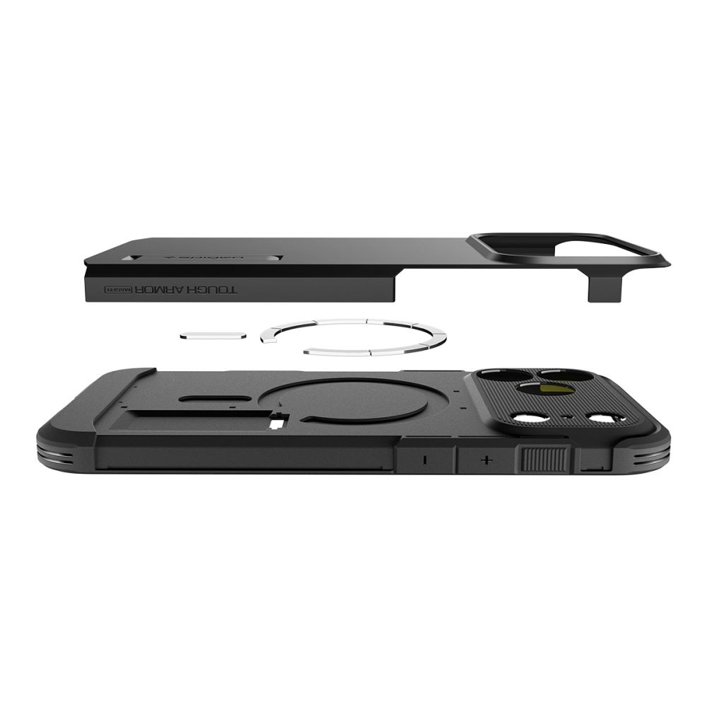 Carcasa Spigen Tough Armor T Mag cu Magsafe compatibila cu iPhone 17 Pro Max, Gri