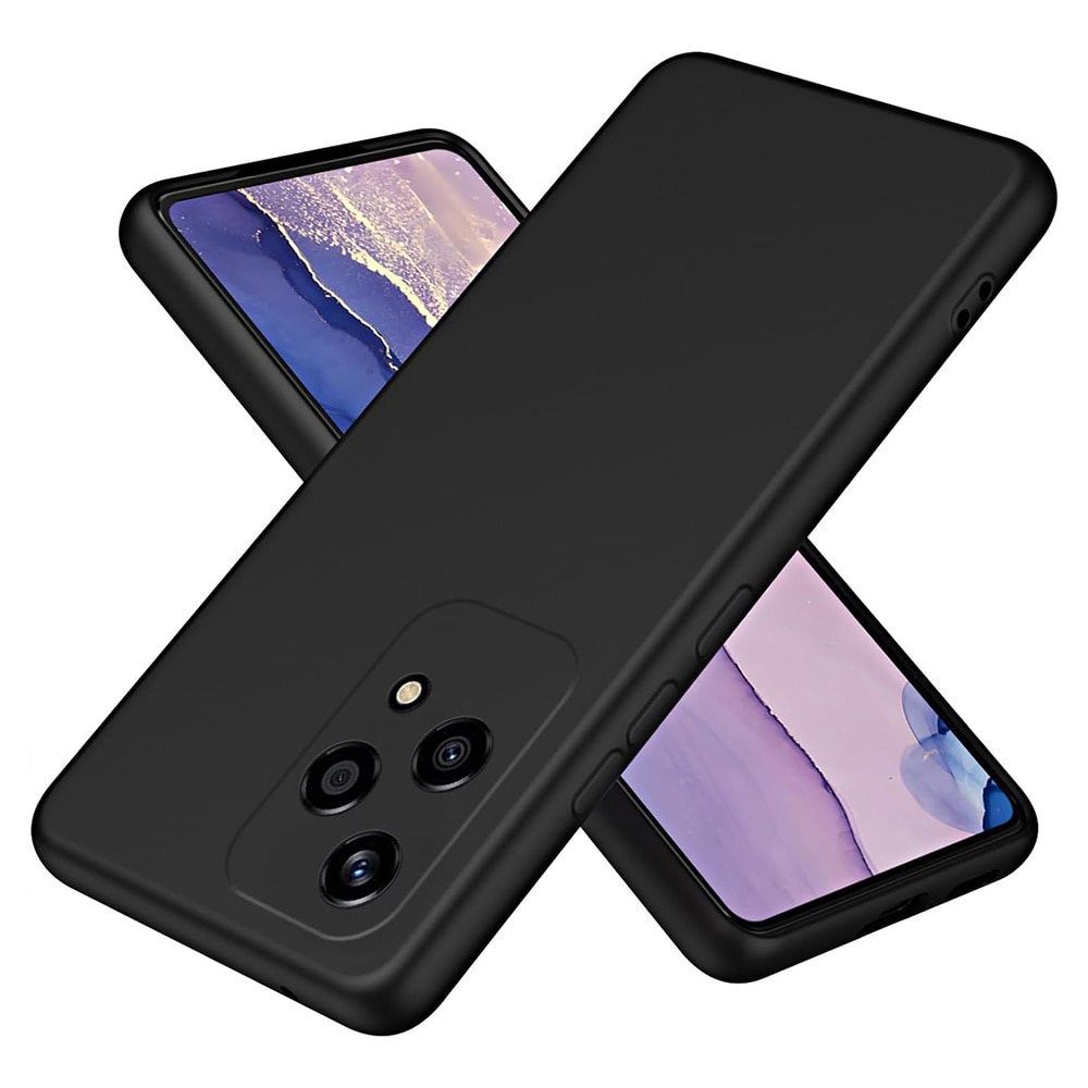 Husa pentru Telefon Compatibila cu Honor 200 Lite G-Tech, Silicon TPU, Aspect Mat, Negru