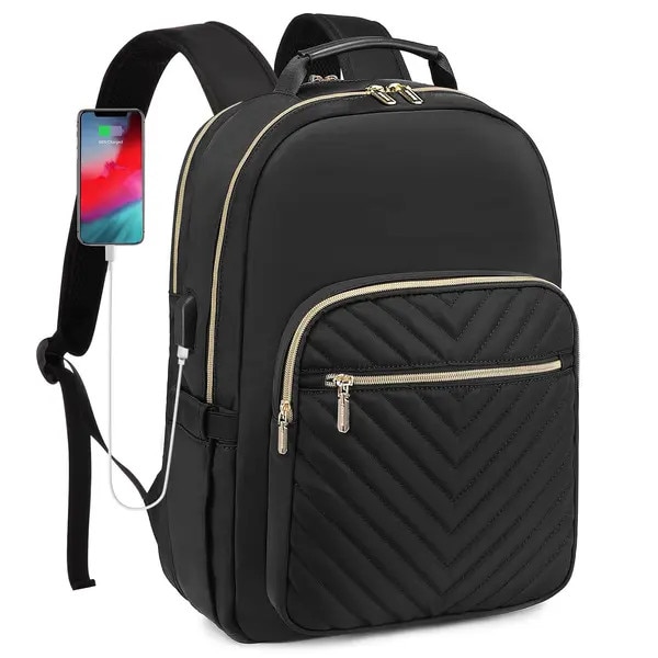 Rucsac laptop negru 43x30x19cm, material 300D, confortabil, practic