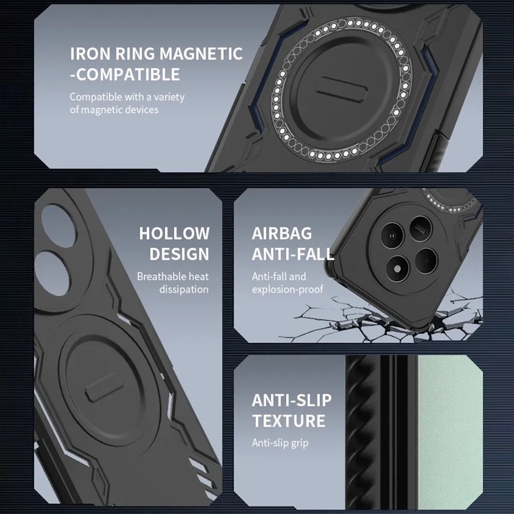 Husa pentru Motorola Edge 70 Pro TitanGuard MagGrip Ultra-Rezistenta cu Protectie Camera, Colturi Ranforsate si Compatibilitate MagSafe - albastru