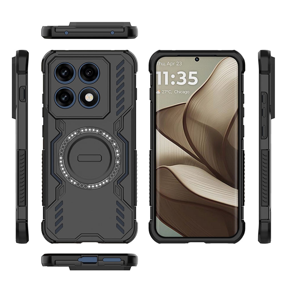 Husa pentru Motorola Edge 70 Pro TitanGuard MagGrip Ultra-Rezistenta cu Protectie Camera, Colturi Ranforsate si Compatibilitate MagSafe - albastru