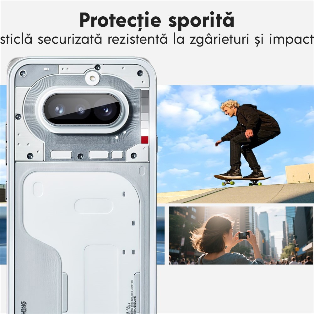 Folie Camera pentru Nothing Phone (4a) Daden din sticla, Full Cover, Protectie Profesionala, Ultra Rezistenta, Calitate Premium, Negru