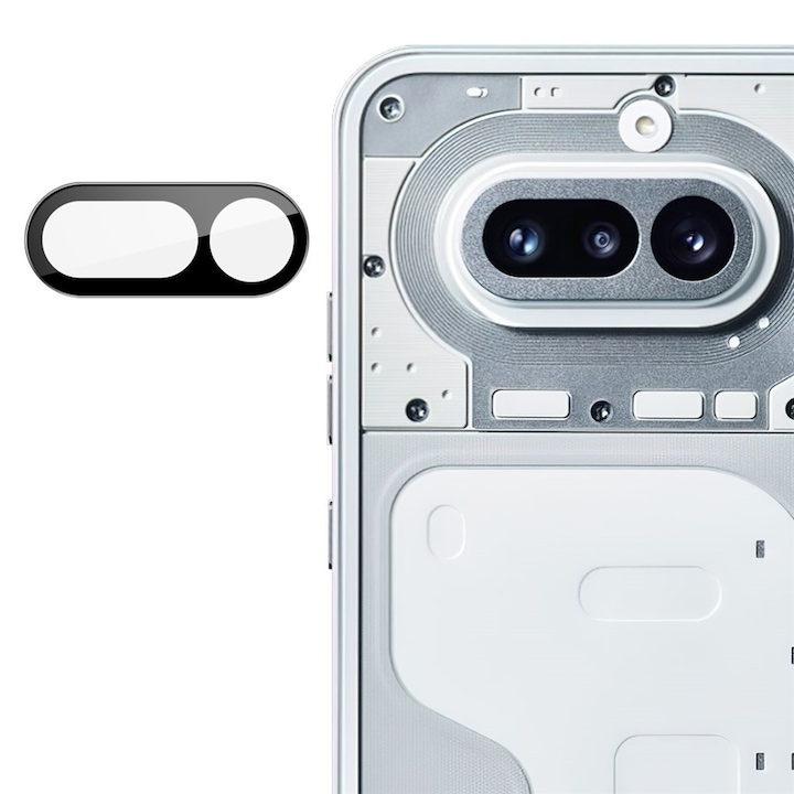 Folie Camera pentru Nothing Phone (4a) Daden din sticla, Full Cover, Protectie Profesionala, Ultra Rezistenta, Calitate Premium, Negru