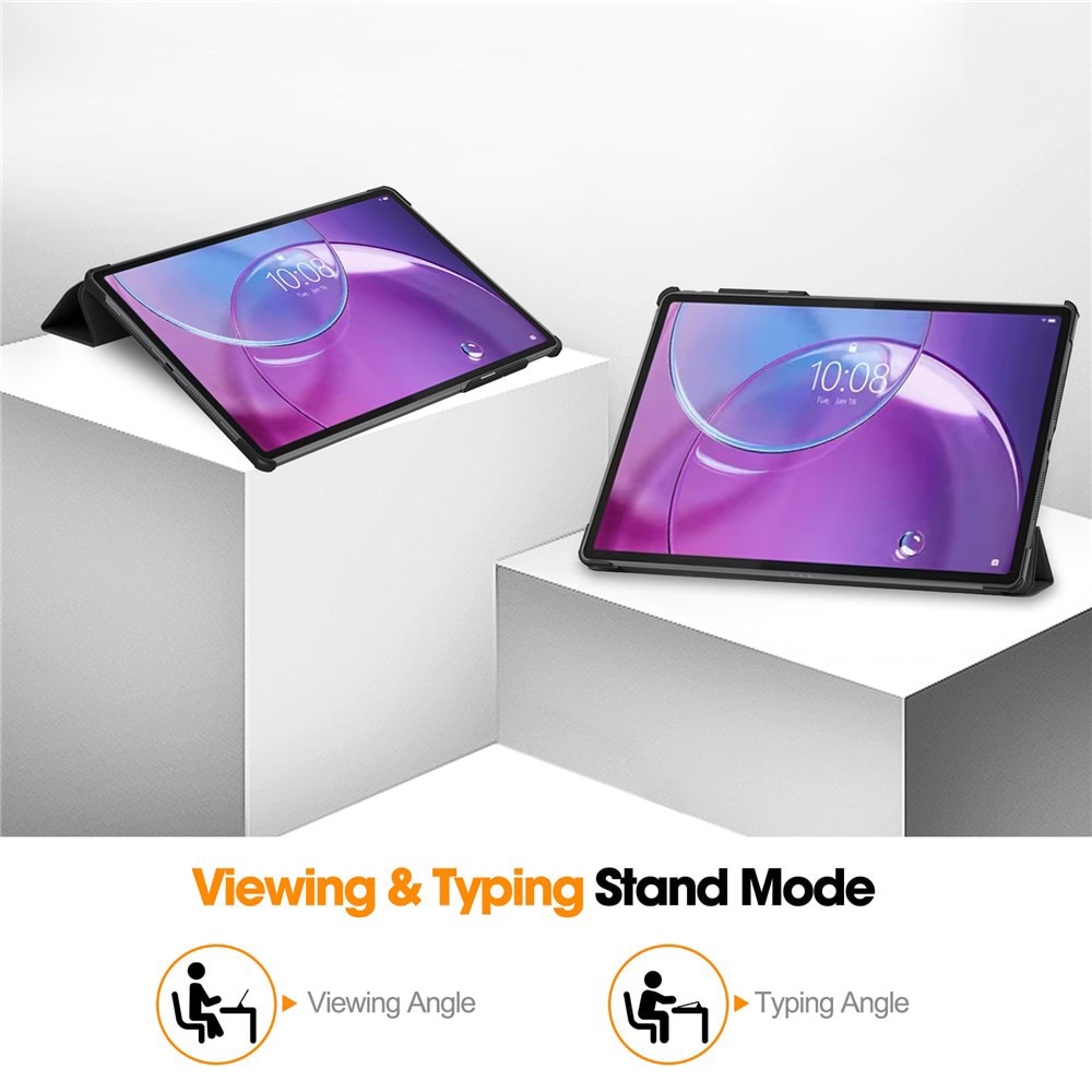 Husa pentru Lenovo Idea Tab Pro Gen 2 Comari® EliteCover, protectie 360°, piele ecologica, bumper rigid, stand tri-fold, Graffiti