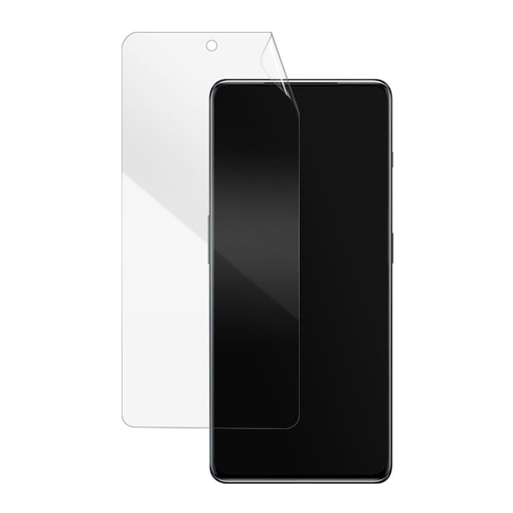 Folie silicon PVB Comando compatibila cu Motorola Edge 60 Fusion, Ultimate Protection, Optic HDClear, Ultra Thin, Anti Slip, Simple Instalation, Clear