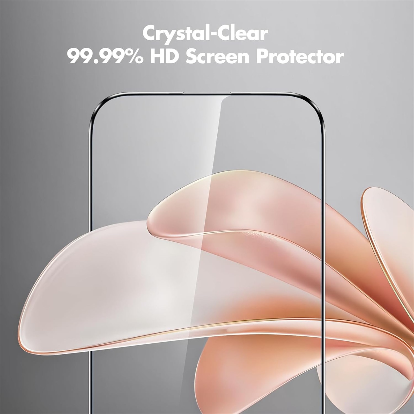 Folie protectie pentru iPhone 17 Pro, UFOTSAM, set 2 buc, sticla securizata 9H, transparent, kit de instalare inclus