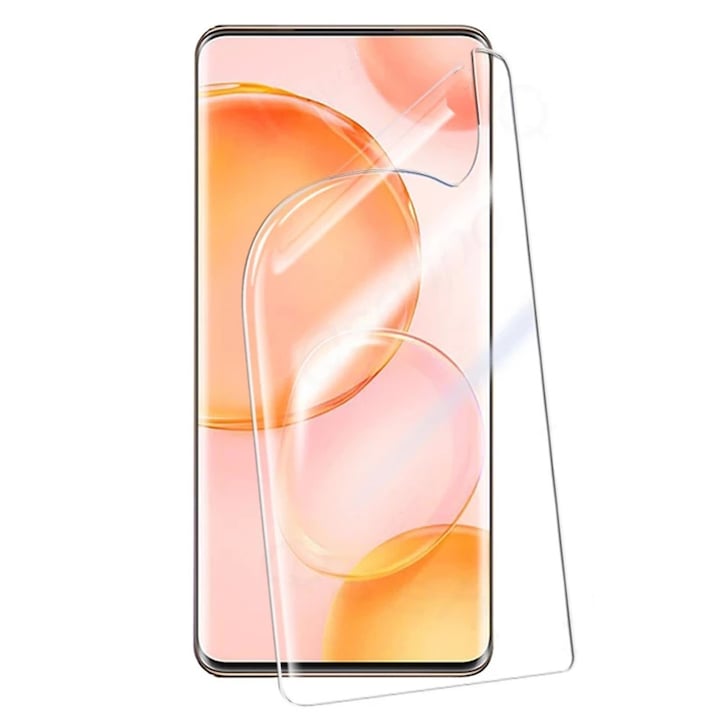 Folie Comando ElastoSafe compatibila cu Motorola Edge 60 Fusion, Microcapsule self-healing, Elastomer flexibil, Protectie sigura, Lipici pe intreaga suprafata, Montare rapida si usoara, Compatibila cu senzorul de amprenta, Full Surface