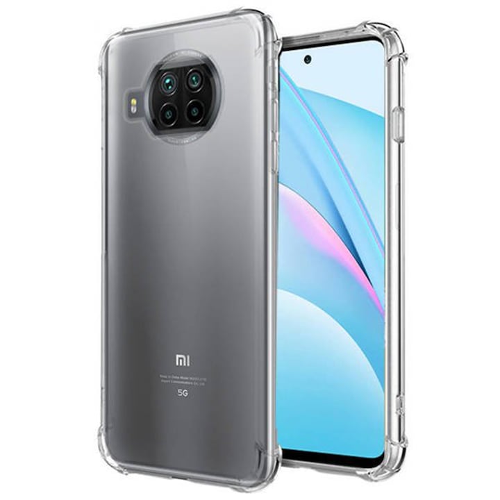 Husa compatibila cu Xiaomi Mi 10T Lite 5G G-Tech Antishock TPU Transparenta