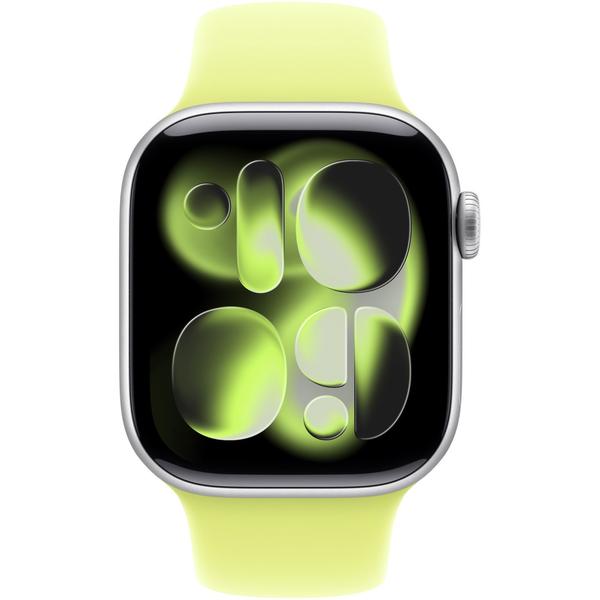 Curea Smartwatch Apple MFGD4ZM/A pentru Watch 42mm, Sport Band - M/L (Galben)