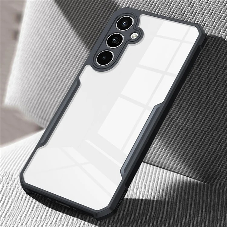 Husa pentru Samsung Galaxy A57 margini cauciucate, set cu sticker, Anti Drop Case, Negru