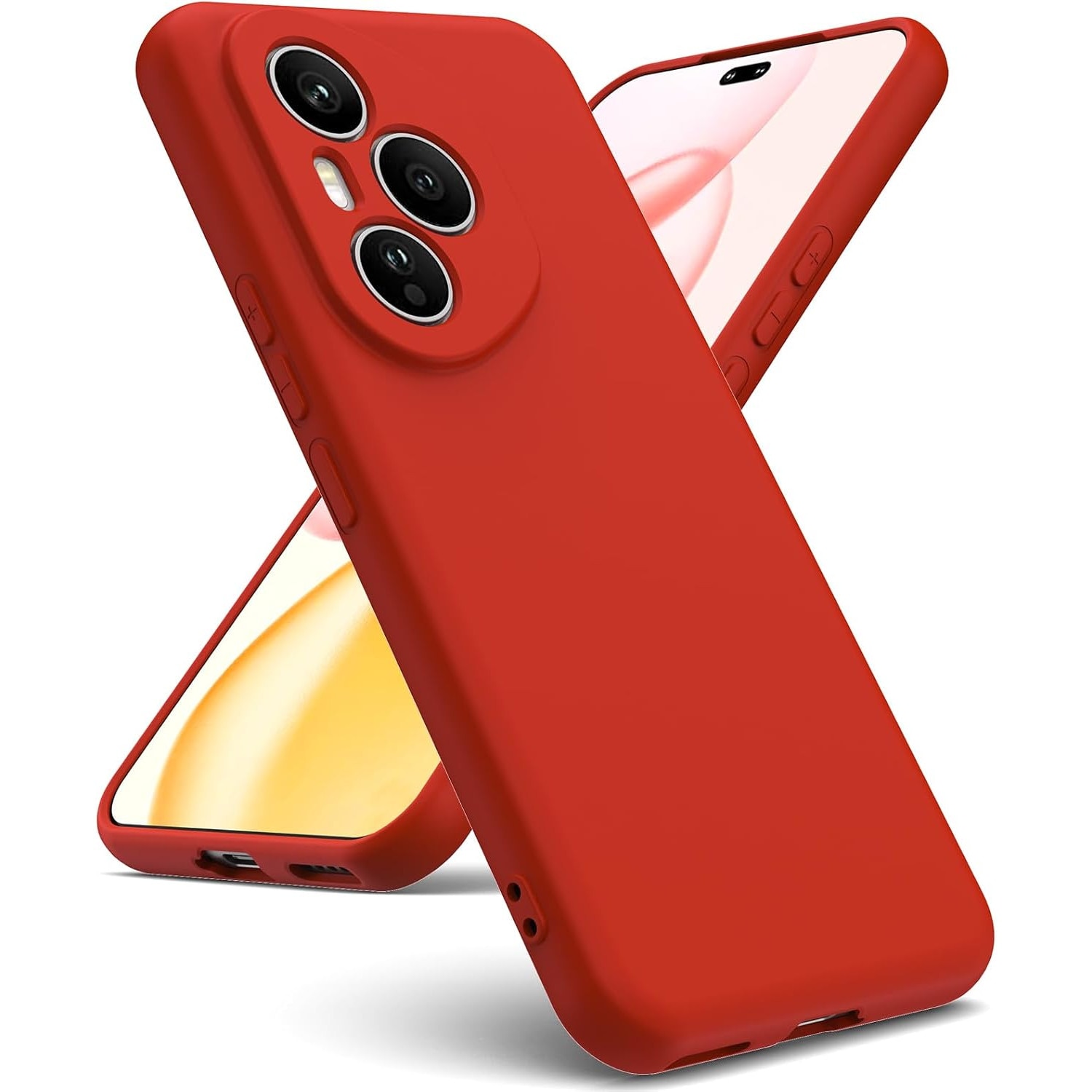 Husa Soft Touch, slim, ALC Mobile, anti soc, compatibila cu Honor 400 Pro, Rosu Tpu