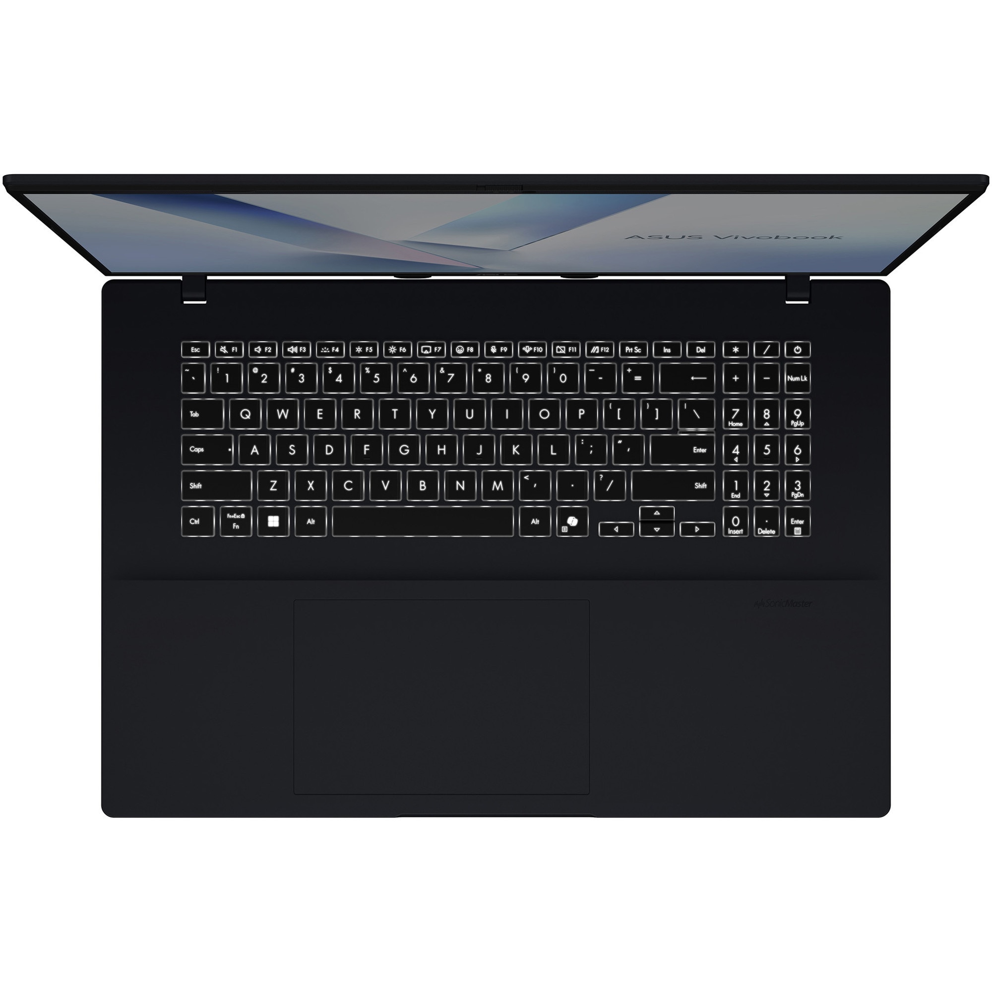 RESIGILAT: Laptop ASUS Vivobook 18 M1807HA cu procesor AMD Ryzen™ 7 260 pana la 5.1GHz, 18'', WUXGA, IPS, 144Hz, 16GB DDR5 RAM, 1TB SSD, AMD Radeon™ 780M, No OS, Quiet Blue