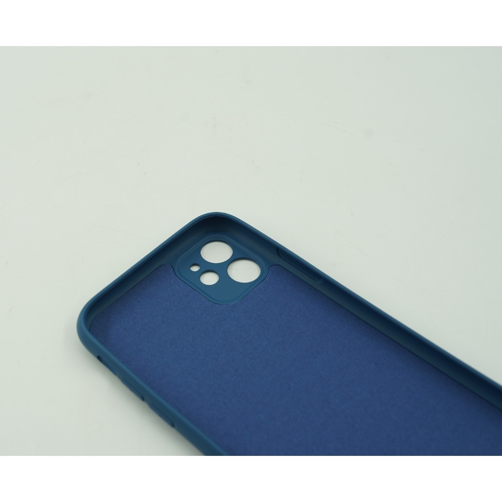 Husa protectie Flippy compatibila cu Samsung A12 Liquid Silicone Case Albastru inchis