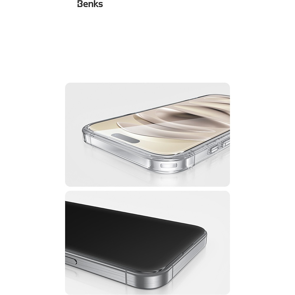 Folie protectie sticla securizata Benks Glass Warrior Screen Protector, Kit montare inclus, compatibila cu iPhone 16 Pro, Negru