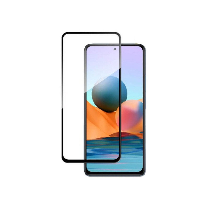 Folie De Protectie Ecran OEM Pentru Xiaomi Redmi Note 11 / Xiaomi Redmi Note 11S, Sticla Securizata, Full Glue, 5D, Neagra