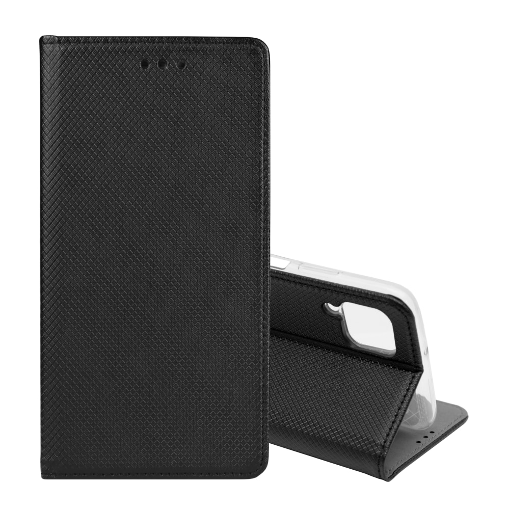 Husa Carte Smart cu Inchidere Magnetica pentru Huawei P40 Lite, Negru
