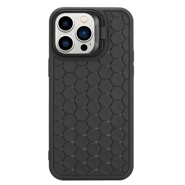 Husa de Protectie TPU, Flippy, pentru Samsung Galaxy S24, 3D Cube, cu Inel, Protectie Camera, Antisoc, Antizgariere, Antialunecare, Acoperire Completa, Negru