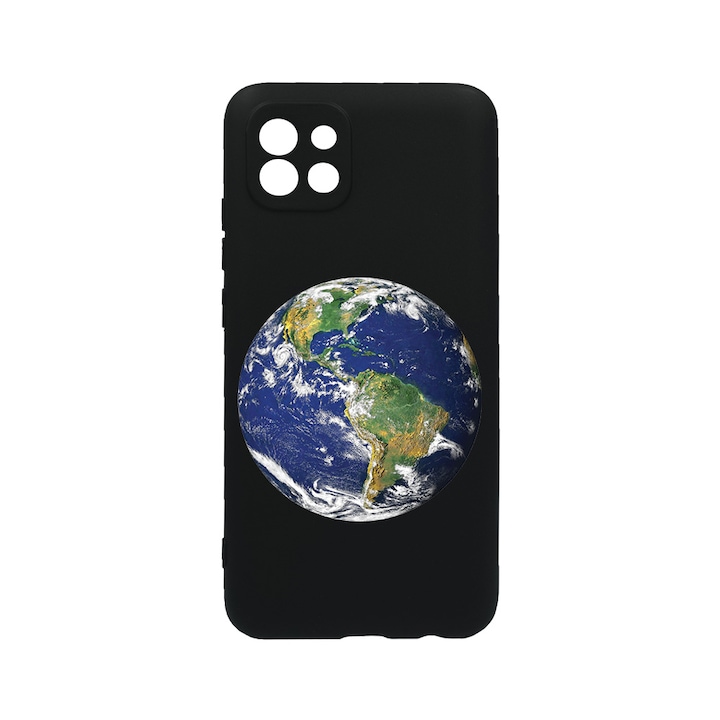 Husa BestCase® Slim SIlicon 0.8MM, Compatibila Cu Xiaomi Mi 11 Lite 5G / 4G / NE, Earth, Rezistenta la uzura, Protectie Camera, c-B 947