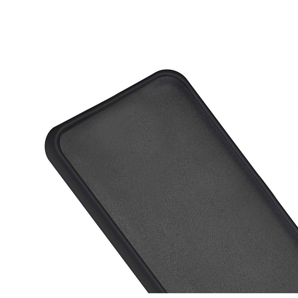 Husa telefon ERBORD pentru Motorola Edge 20 Lite, TPU, mat, neagra, cu margini ridicate