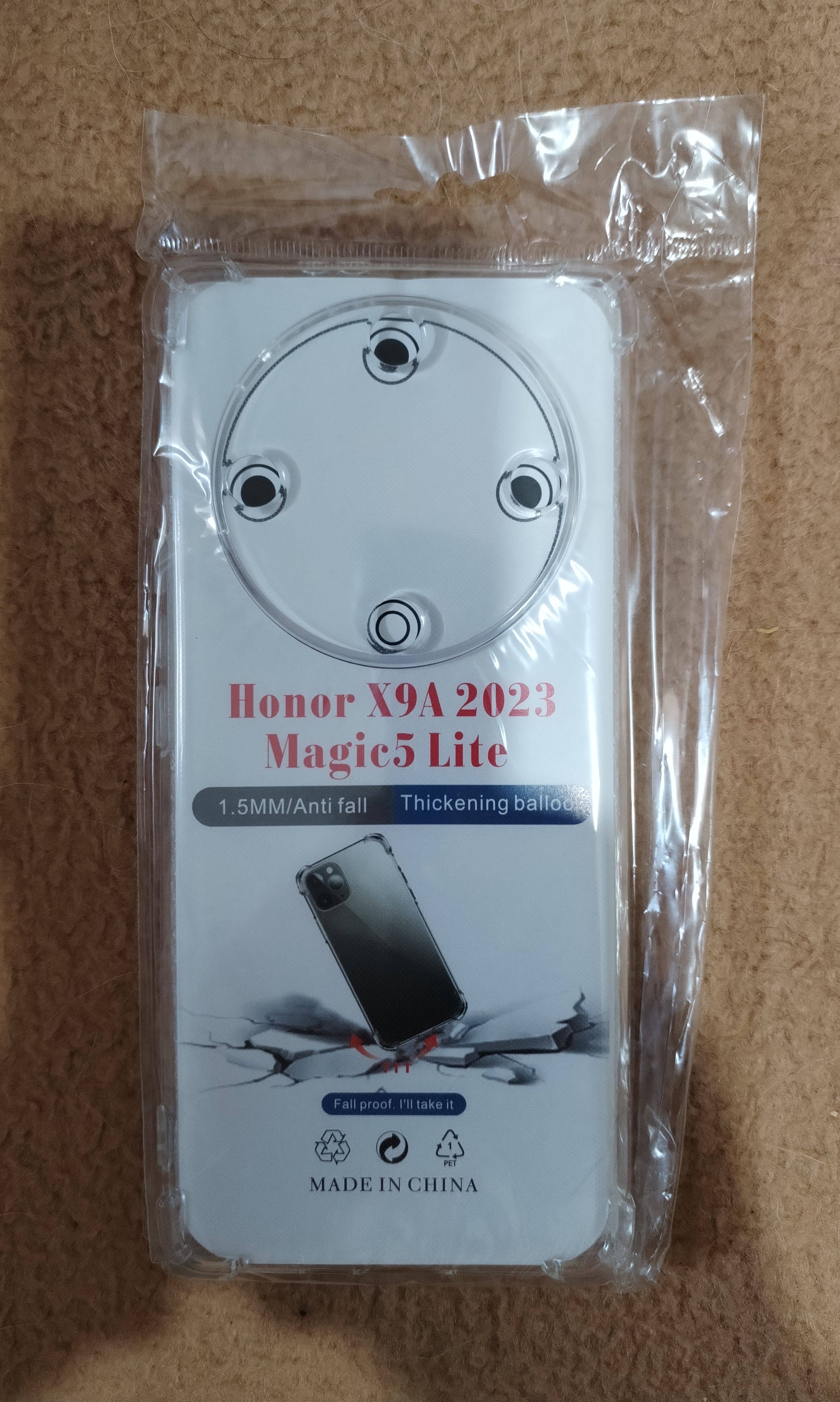 Husa compatibila cu Honor Magic5 Lite, Protectie antisoc, Silicon Ultra Slim High Tech, Crystal Clear