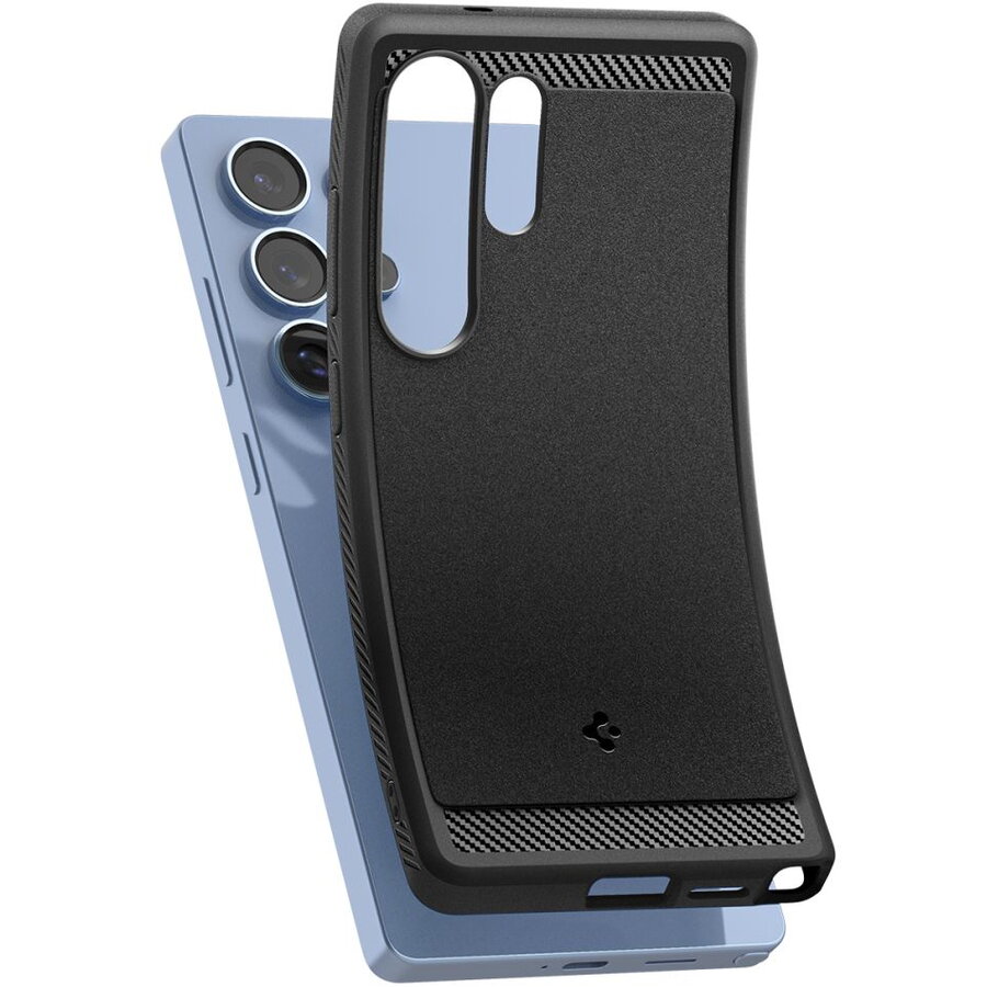 Carcasa Spigen Rugged Armor MagSafe compatibila cu Samsung Galaxy S25 Ultra Matte Black