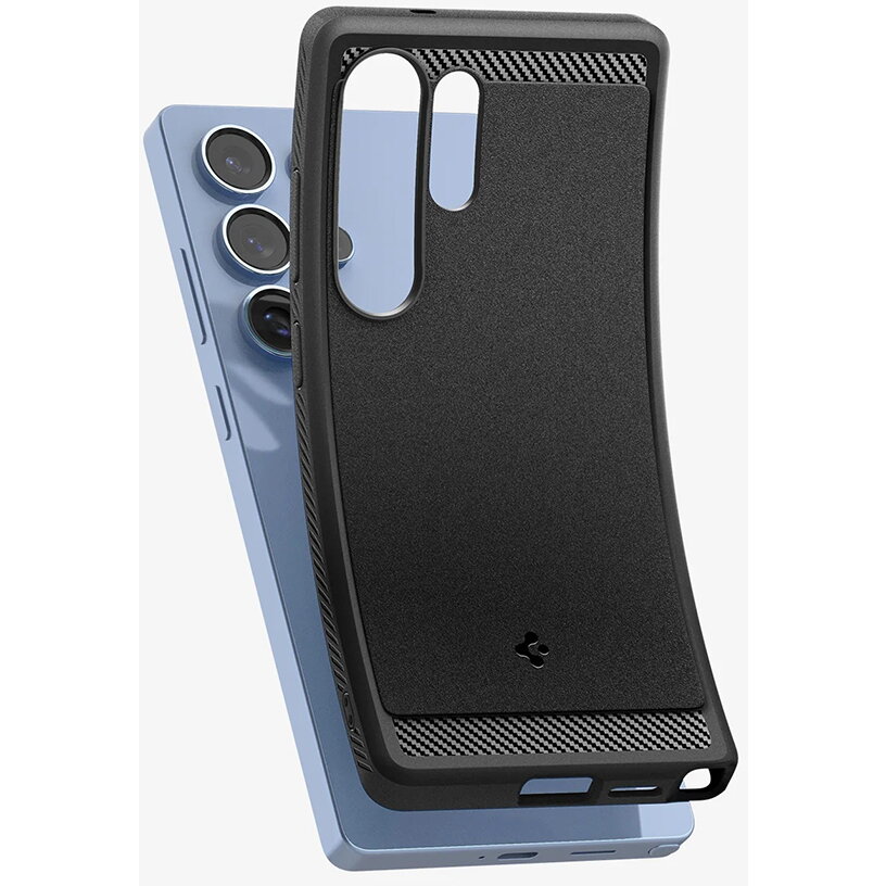 Carcasa Spigen Rugged Armor MagSafe compatibila cu Samsung Galaxy S25 Ultra Matte Black