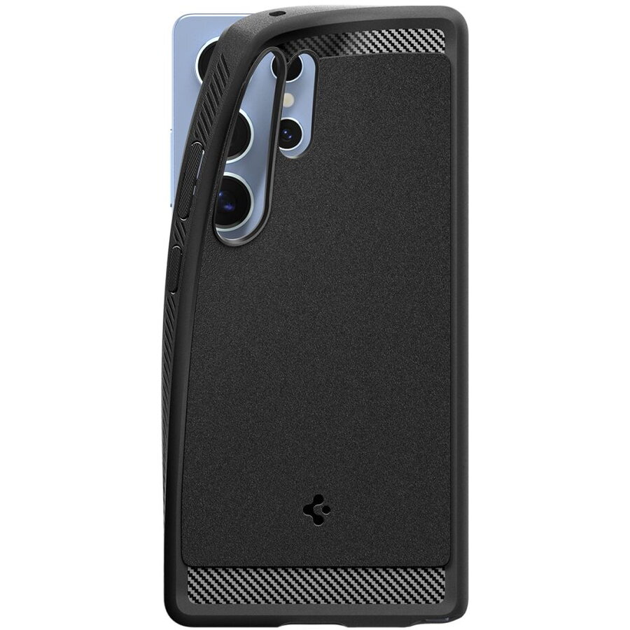 Carcasa Spigen Rugged Armor MagSafe compatibila cu Samsung Galaxy S25 Ultra Matte Black