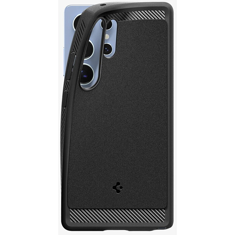 Carcasa Spigen Rugged Armor MagSafe compatibila cu Samsung Galaxy S25 Ultra Matte Black