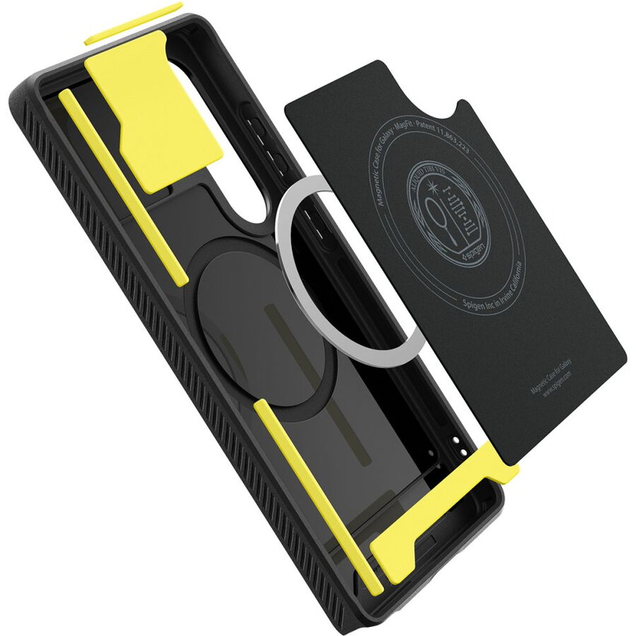 Carcasa Spigen Rugged Armor MagSafe compatibila cu Samsung Galaxy S25 Ultra Matte Black