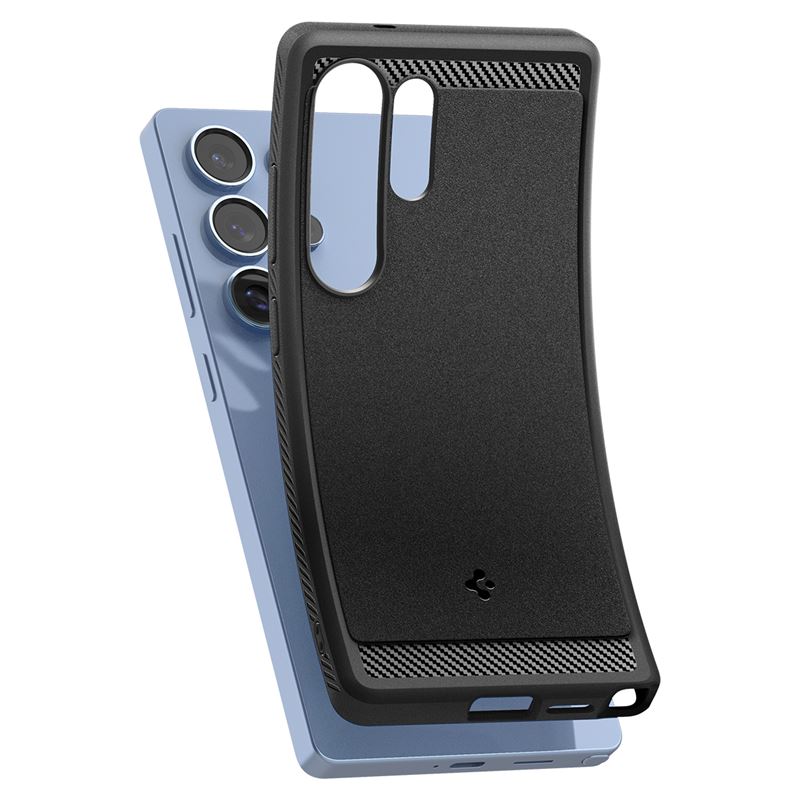Carcasa Spigen Rugged Armor MagSafe compatibila cu Samsung Galaxy S25 Ultra Matte Black