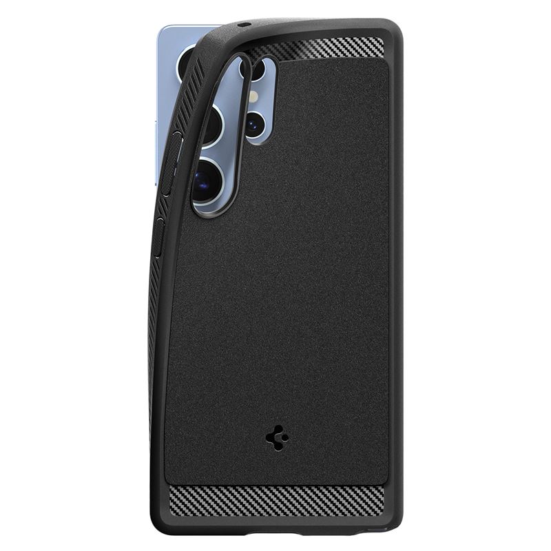 Carcasa Spigen Rugged Armor MagSafe compatibila cu Samsung Galaxy S25 Ultra Matte Black