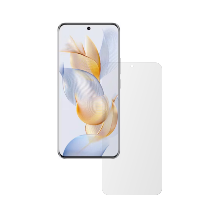 Set 2X Folie Protectie Ecran iSkinz pentru Honor 90 - Case friendly, Invisible Skinz HD, Siliconica Ultra-Clear cu Acoperire Totala, Adeziva si Flexibila
