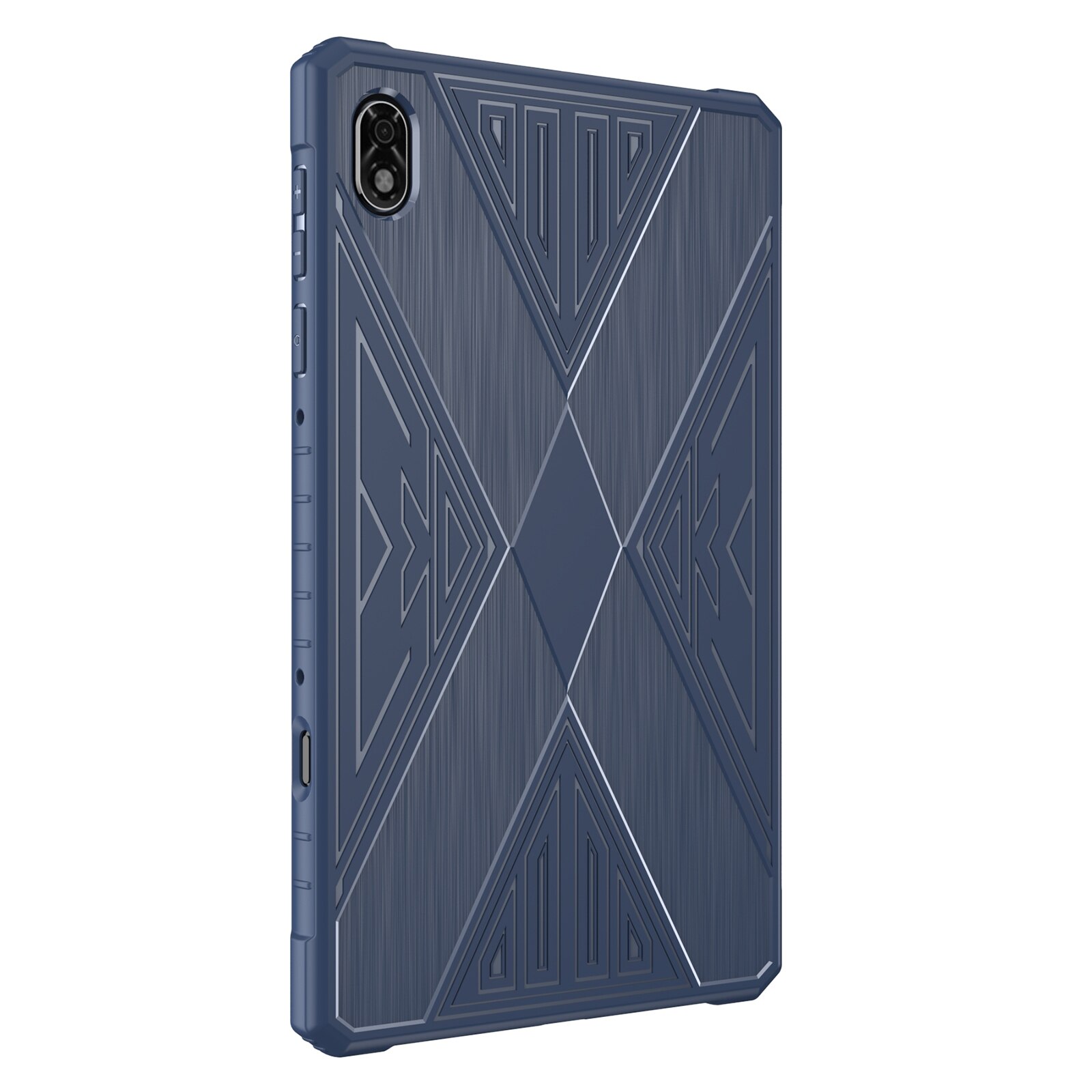 Husa tableta pentru Lenovo Legion Y700, material TPU texturat cu efect de periuta, rezistent la socuri, Albastru