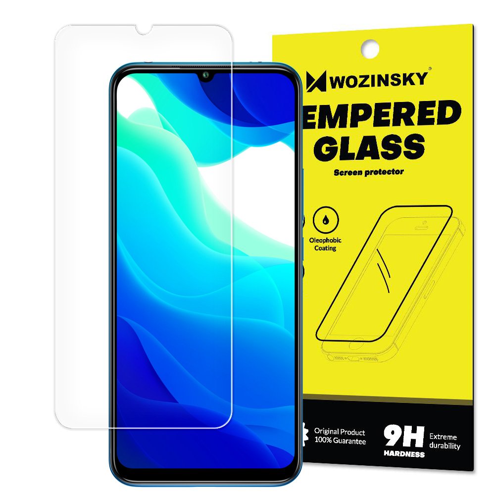 Folie din sticla securizata 9H, Hurtel, Compatibil cu Xiaomi Mi 10T Lite, Transparent