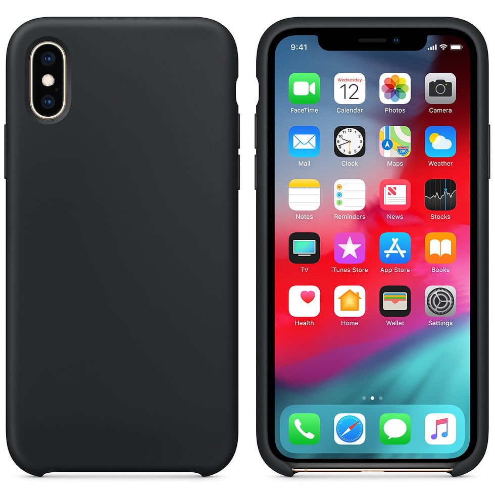 Husa silicon pentru Apple iPhone X/ XS, Soft Case, Black