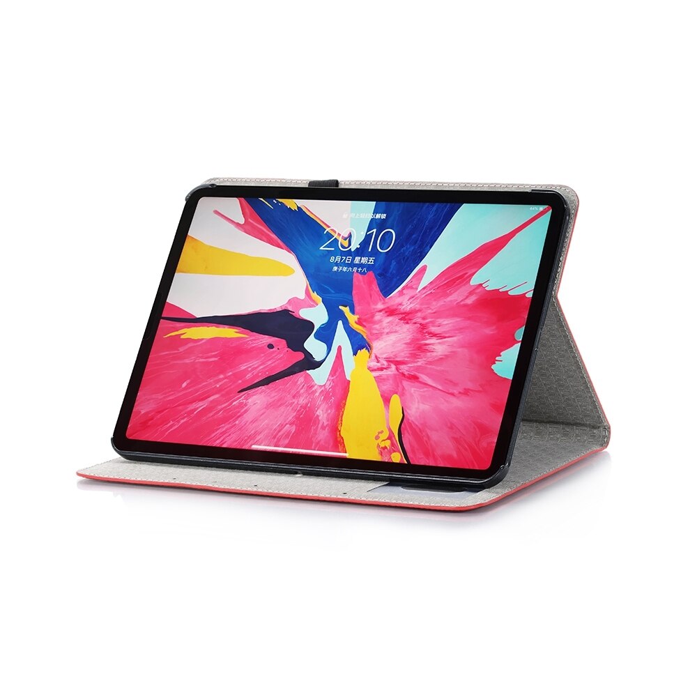 Husa tableta compatibila cu iPad Pro 11 2024, Piele textura crocodil, Rosu