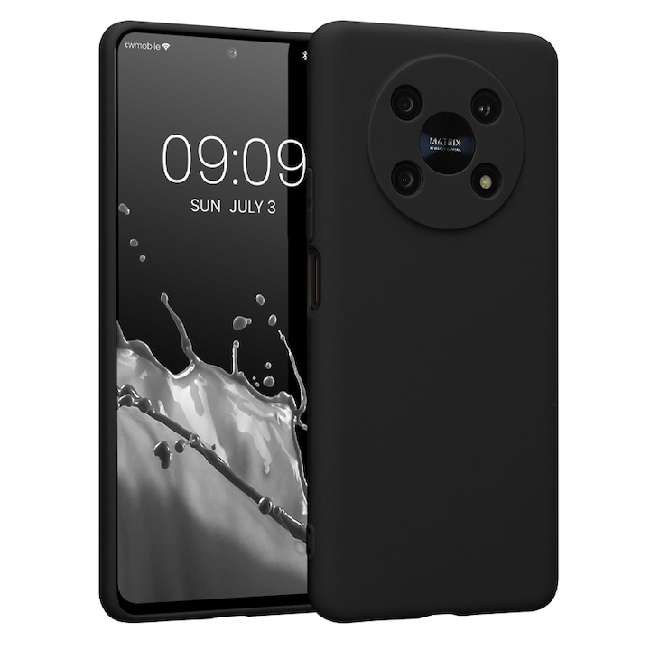 Husa din silicon compatibila cu Honor Magic 4 Lite 5G, Negru