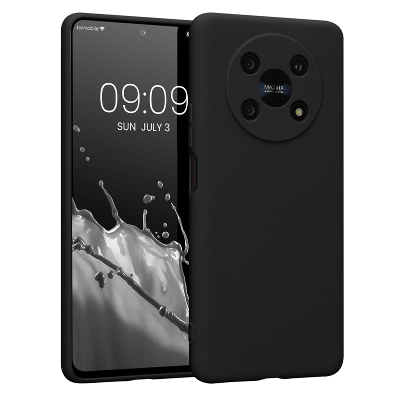 Husa din silicon compatibila cu Honor Magic 4 Lite 5G, Negru