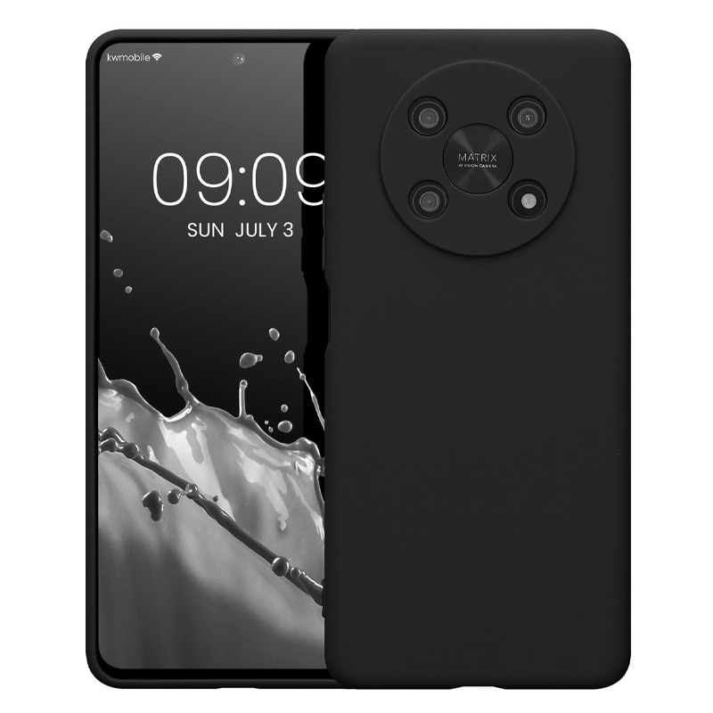 Husa din silicon compatibila cu Honor Magic 4 Lite 5G, Negru
