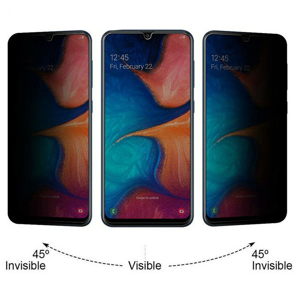 Folie PRIVACY pentru Huawei Nova 8i, Sticla Securizata, Rezistenta 9H (Anti-Explozie), Protectie Completa, Lipire pe Toata Suprafata, Optim Solution