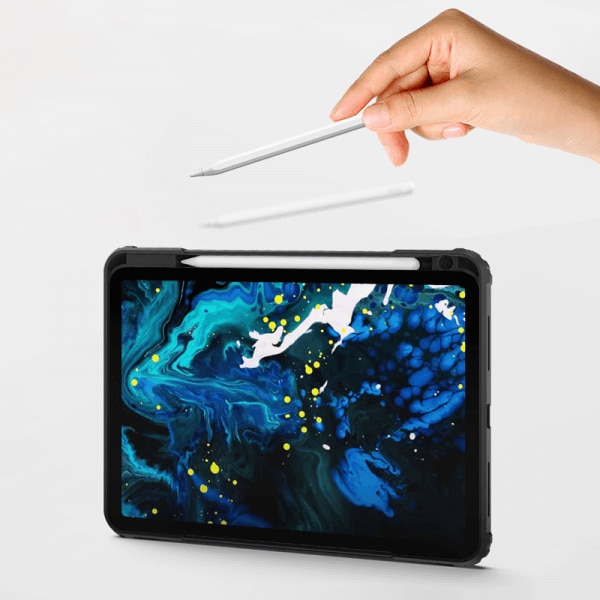 Husa tableta WiWU, Rotativa, pentru iPad Air 4/5/11, neagra, cu suport pentru creion