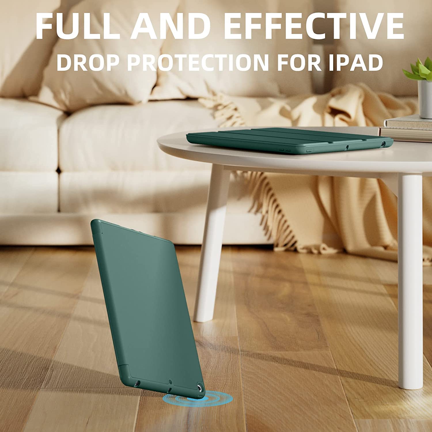 Husa flexibila TPU cu suport pentru creion, Orso, roz intens, pentru iPad Air 3 2019