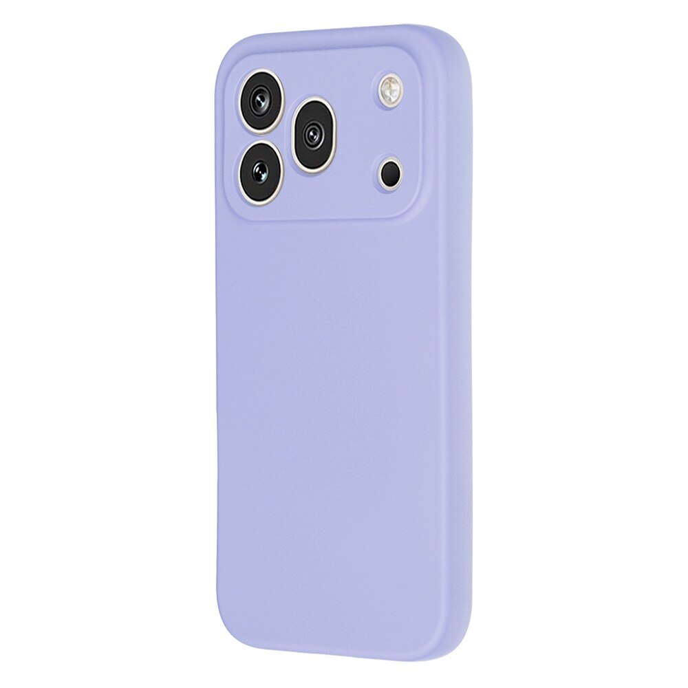 Husa pentru Honor 600 Pro Daden® Silicon SoftFlex, Ultra Slim, Protectie sporita, Interior de microfibra, Mov deschis