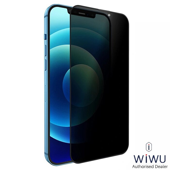 Folii protectie telefoane, WiWU, iPrivacy Full Cover, anti-amprente, transparent, pentru iPhone 15 Pro