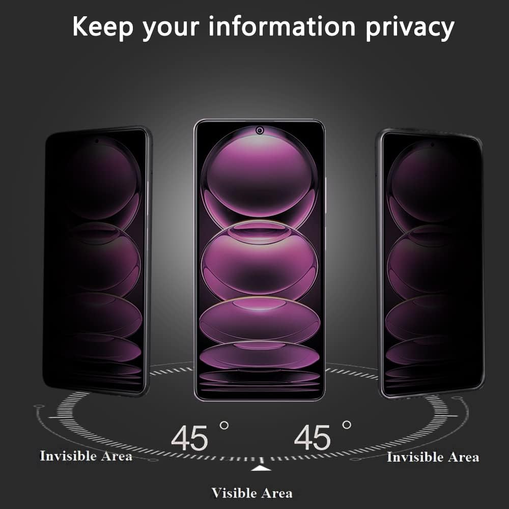 Folii protectie telefoane, Orso, Privacy, 0.3mm, pentru Xiaomi Redmi Note 12 Pro+ 5G