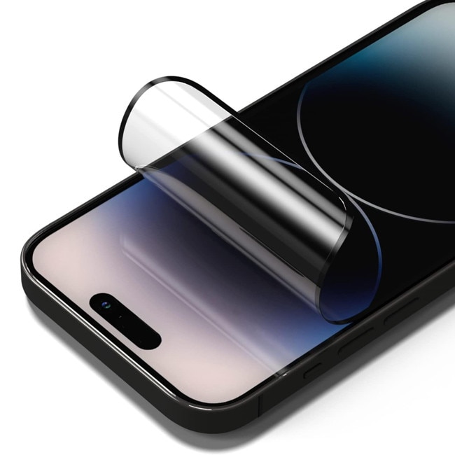 Folie protectie telefon Orso 3D, Ceramica, Flexibila, pentru iPhone 14 Pro Max, transparent