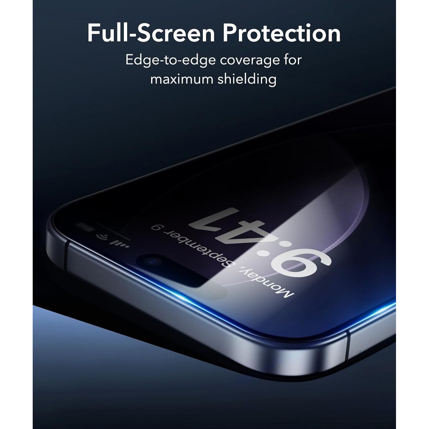 Folii protectie telefoane, ESR, Classic Privacy, 3 bucati, transparent, pentru iPhone 17/16 Pro