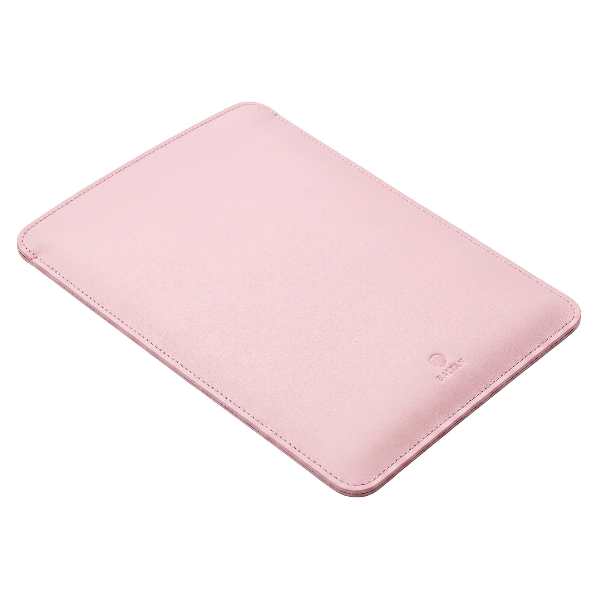 Husa pentru MacBook AIr 15 M2 M3 M4 M5 Baltan Sleeve 15 inch din piele naturala premium rezistenta la apa, roz, nude rose